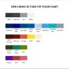 tank top color chart - Popeye Merch