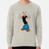 ssrcolightweight sweatshirtmensoatmeal heatherfrontsquare productx1000 bgf8f8f8 - Popeye Merch