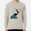 ssrcolightweight sweatshirtmensoatmeal heatherfrontsquare productx1000 bgf8f8f8 11 - Popeye Merch